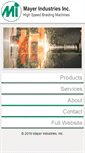 Mobile Screenshot of mayerind.com