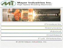 Tablet Screenshot of mayerind.com